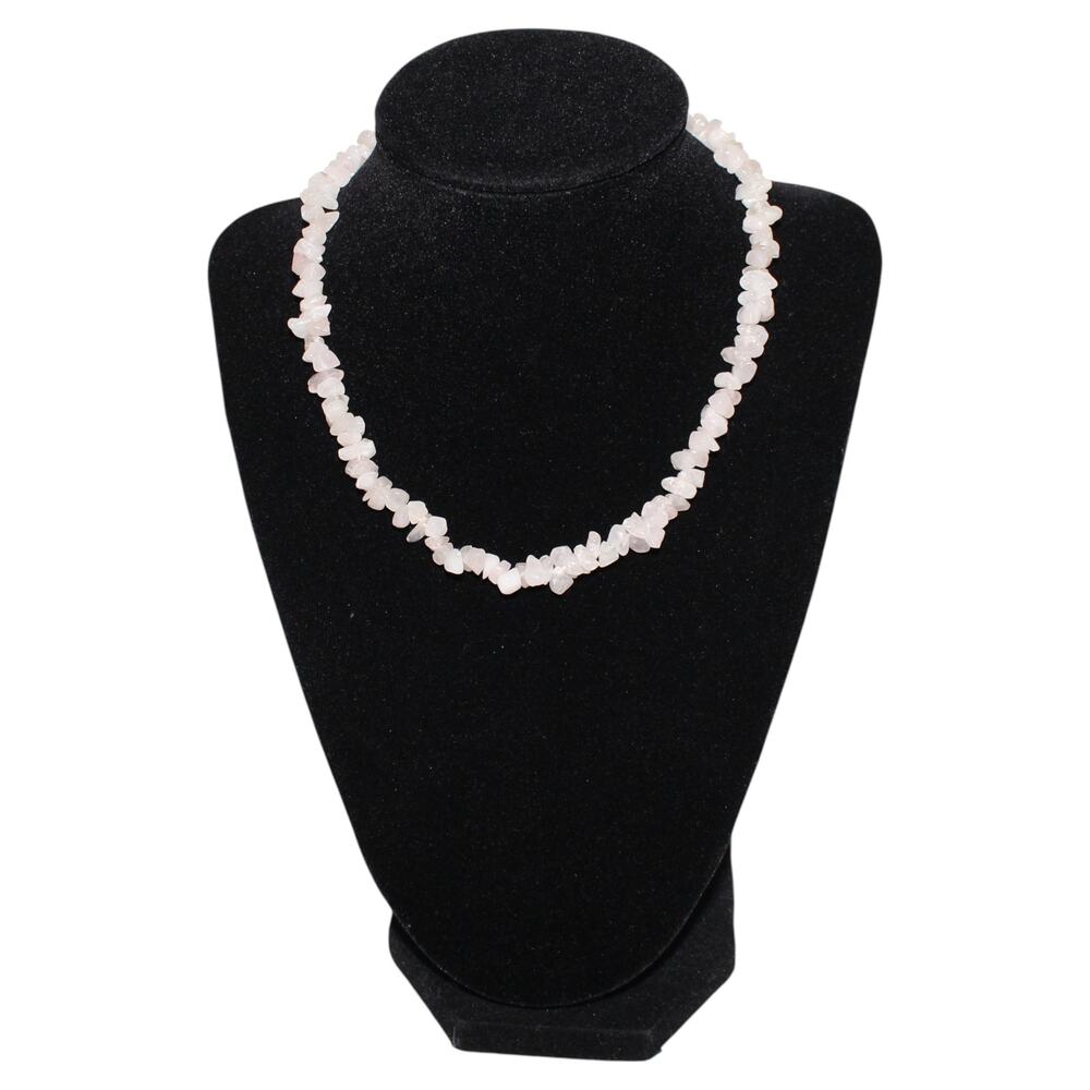 Rose Quartz Necklace Pink From Turkey